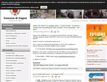 Tablet Screenshot of comune.cagno.co.it